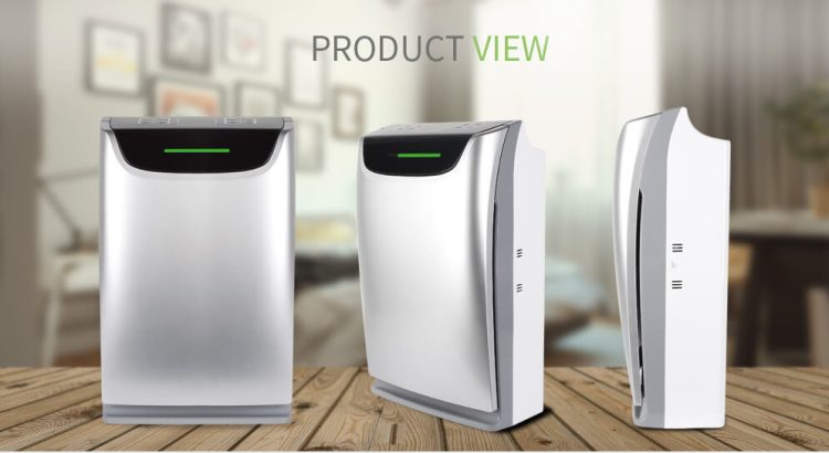 Purificator de aer cu sterilizare UV, ionizare negativa si functie umidificare, Optonica, 7 etape de filtrare, Silentios, 65W, telecomanda